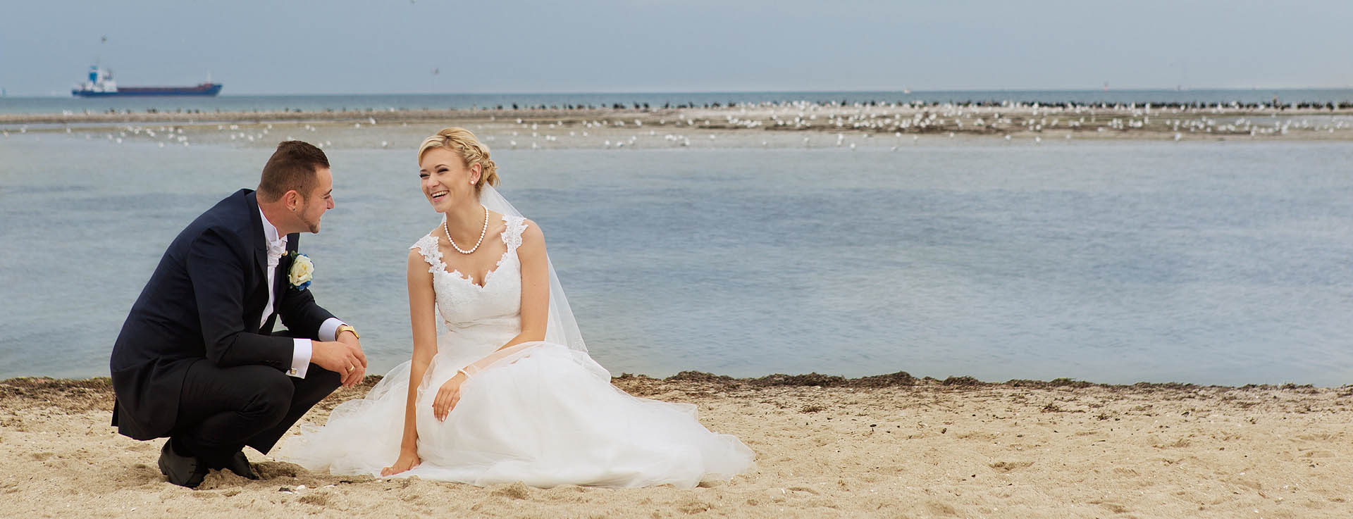 Eine Hochzeit auf der Ostsee, Strandhochzeit