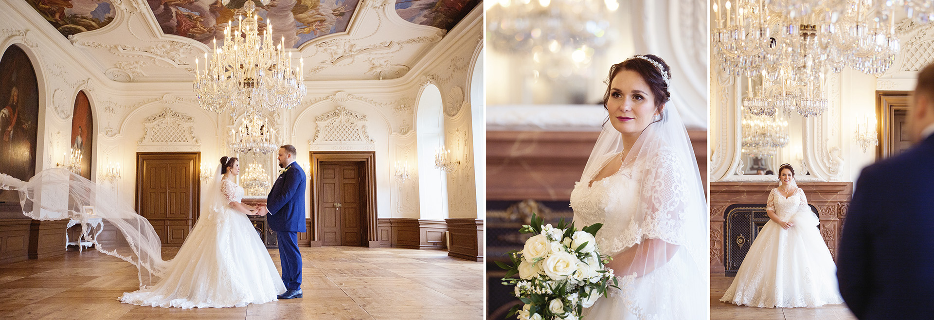 Fotoshooting im Schloss