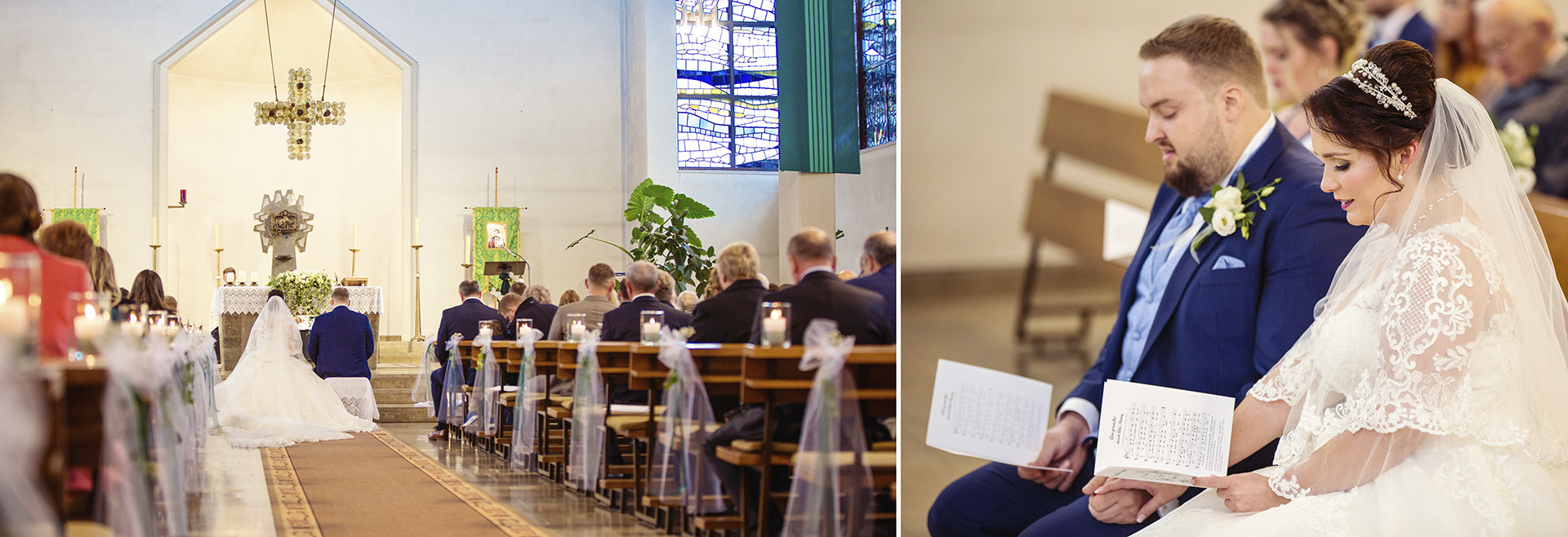 Portait vor dem Altar